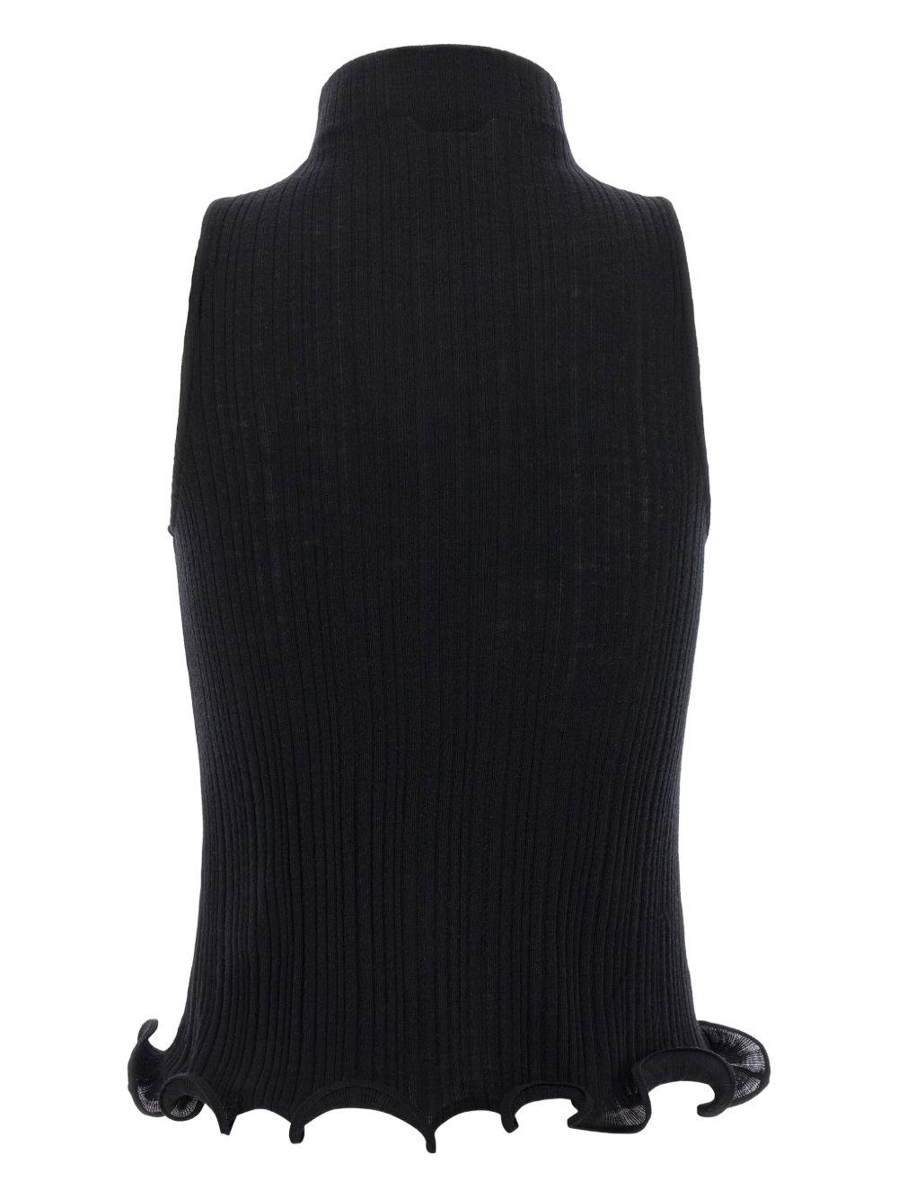 fendi top black polyester - women