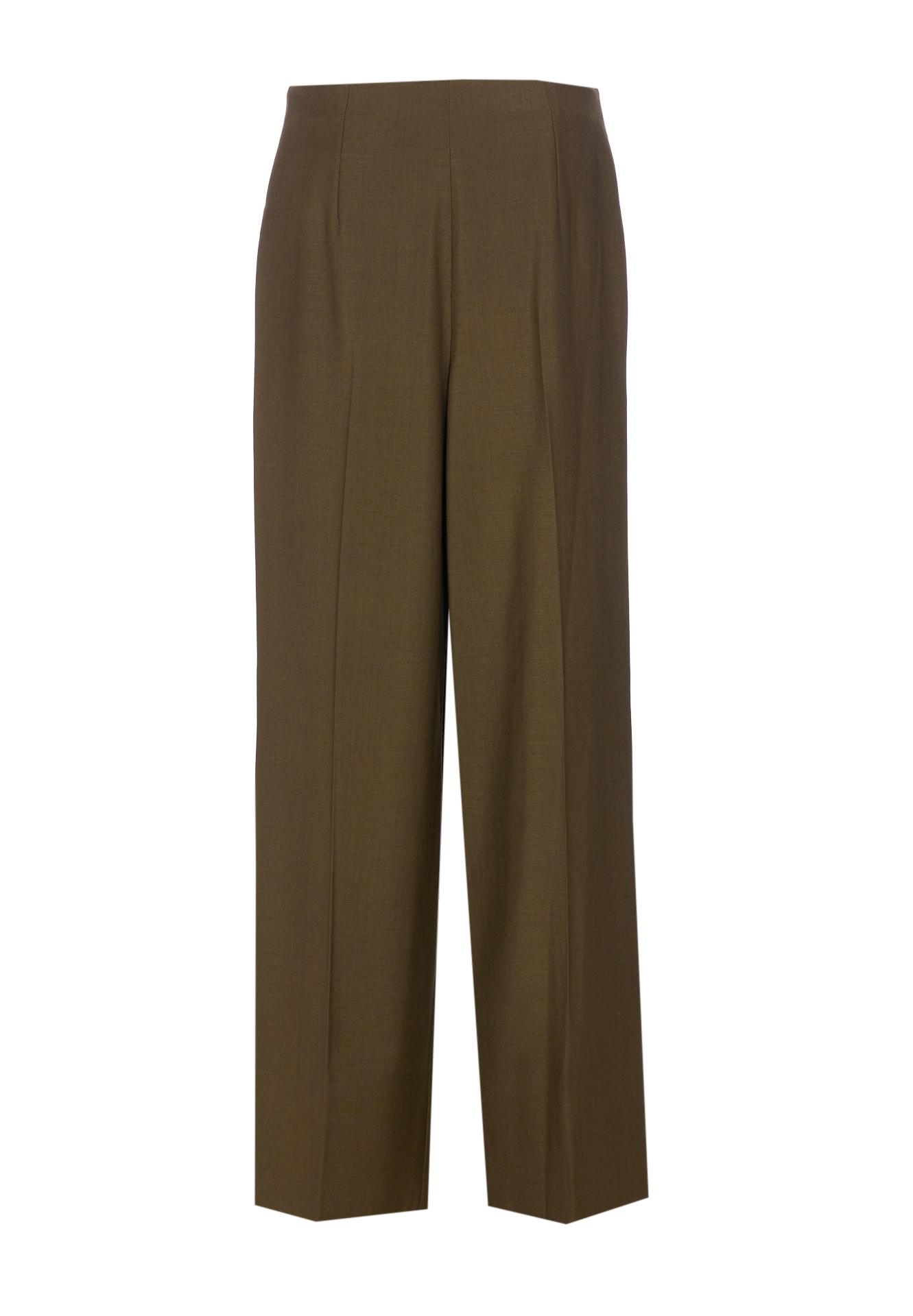 fendi trousers green wool - women