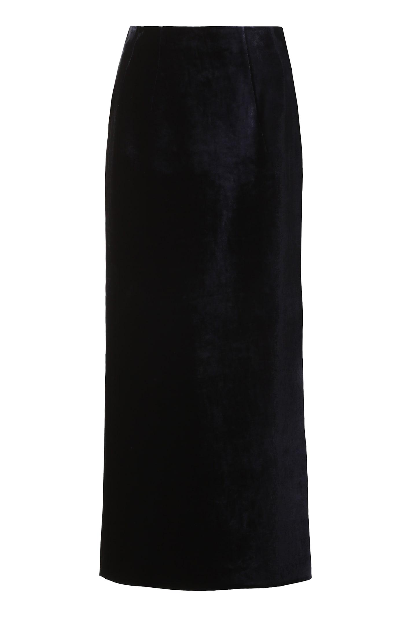 fendi velvet skirt