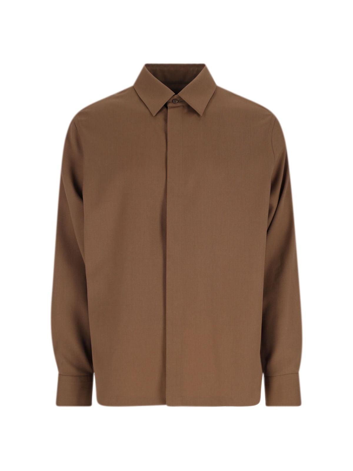 fendi virgin wool shirt
