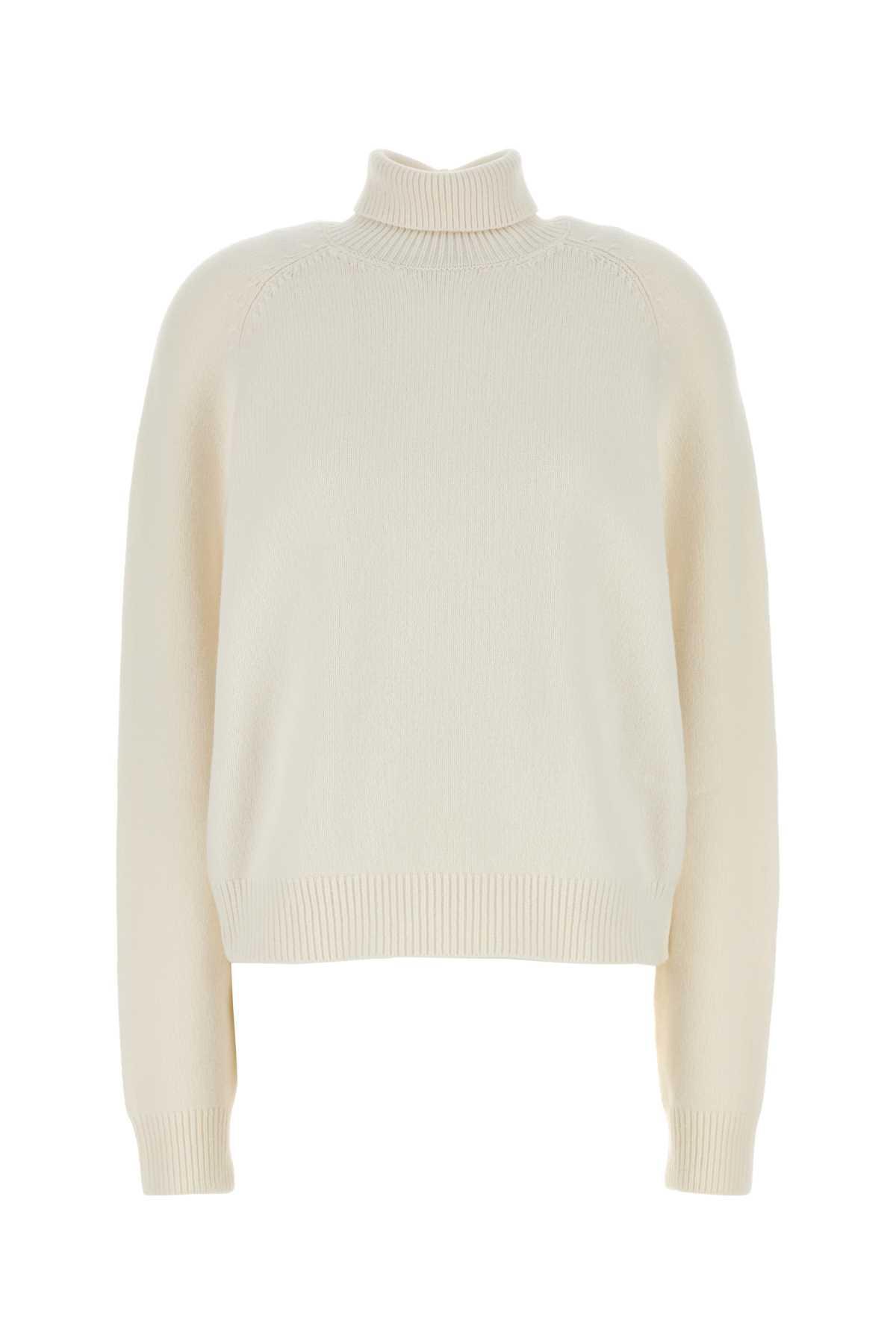 fendi white cashmere blend sweater