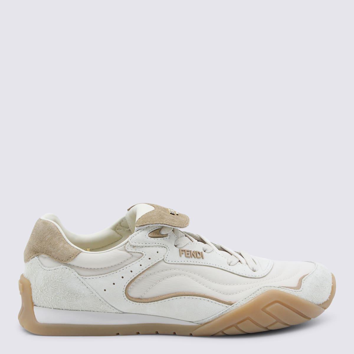 fendi white leather sneakers