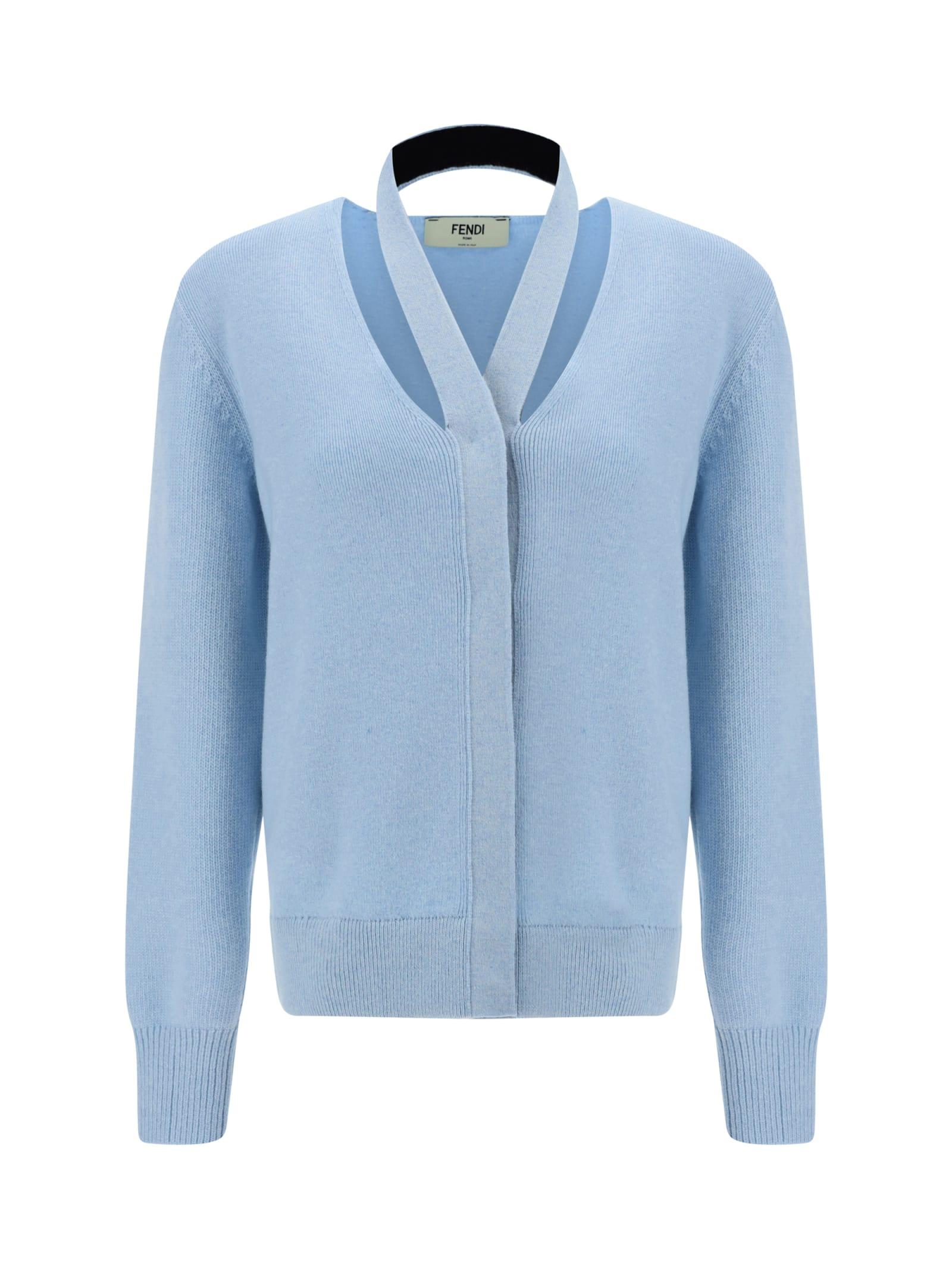fendi wool and cashmere cardigan
