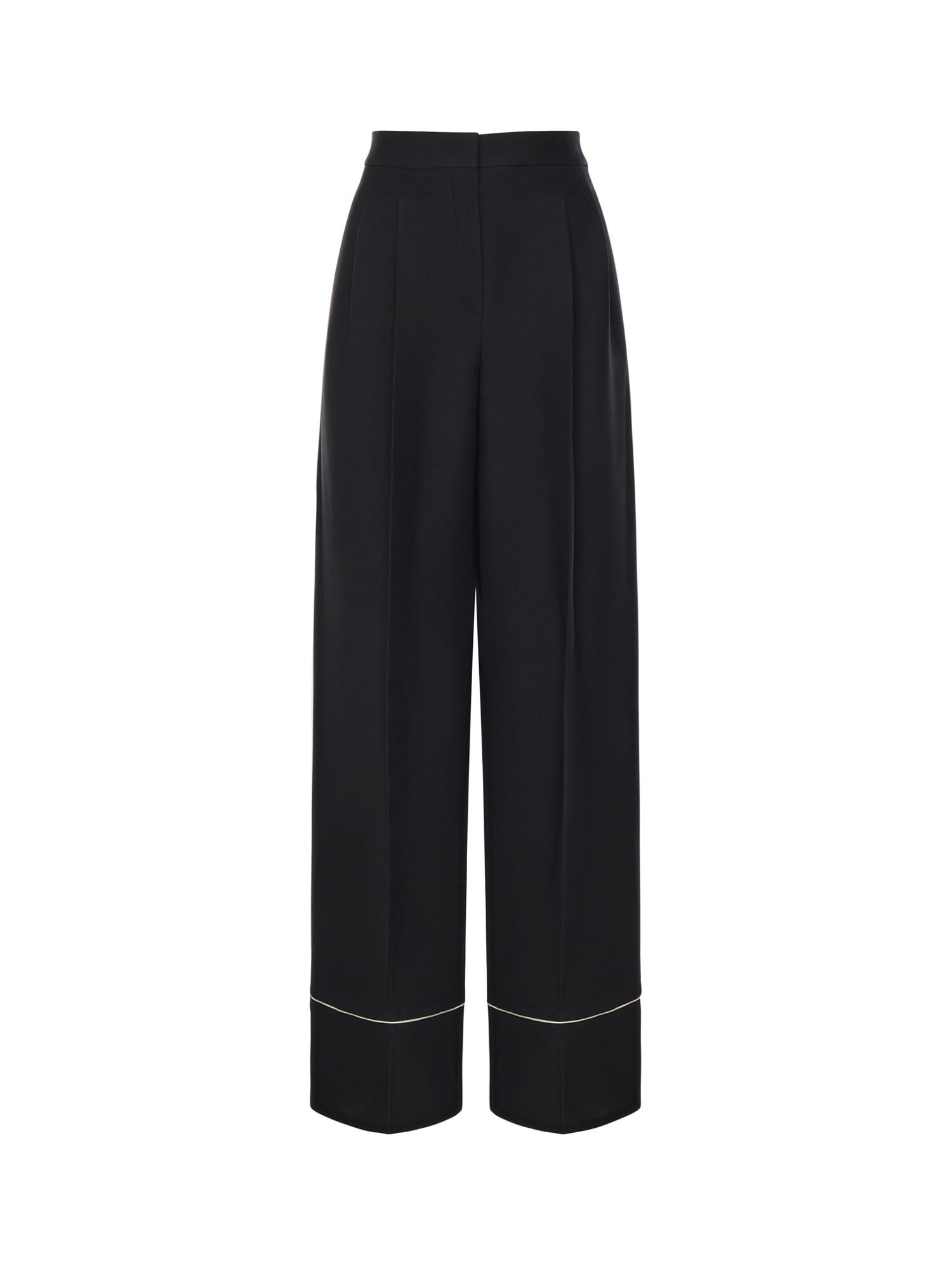 fendi wool and silk trousers
