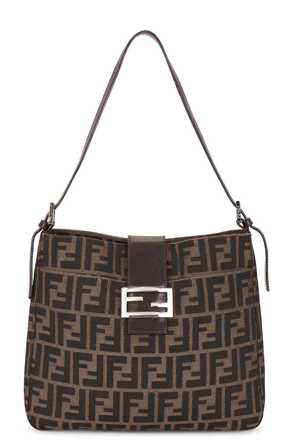 fendi zucca shoulder bag