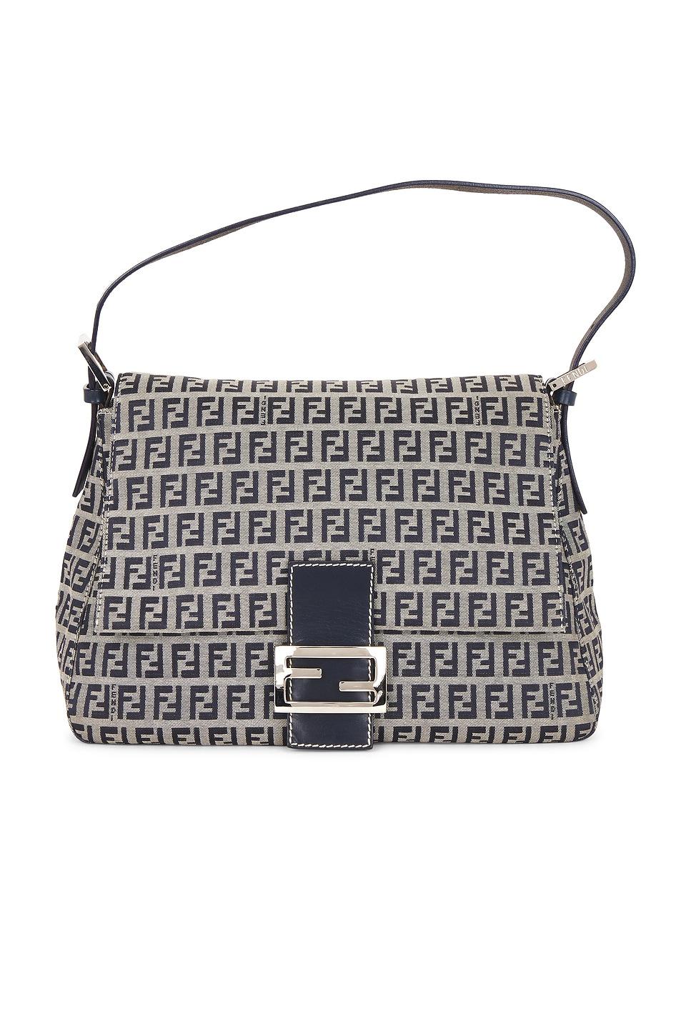 fendi zucchino mama baguette shoulder bag