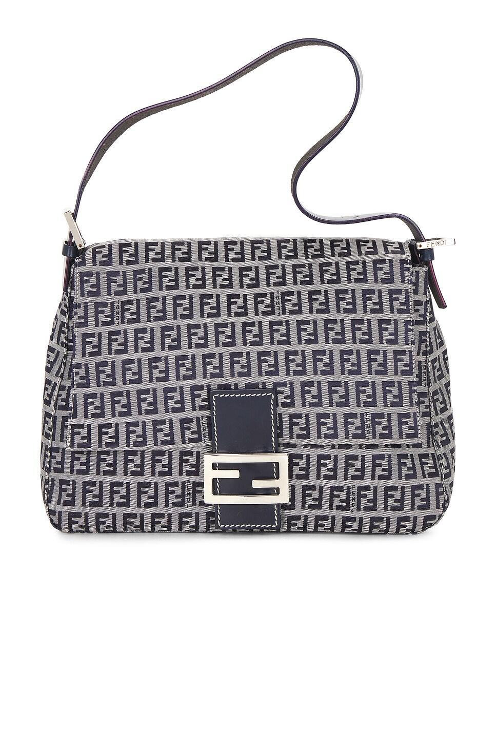 fendi zucchino mama baguette shoulder bag