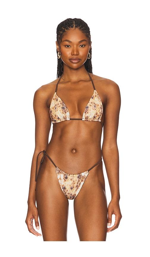 feners bikini top in beige.