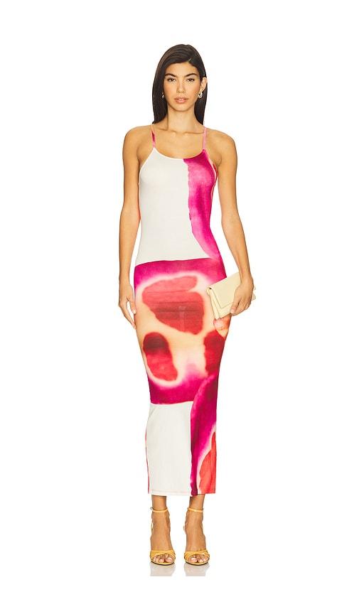 feners lagarta dress in fuchsia.