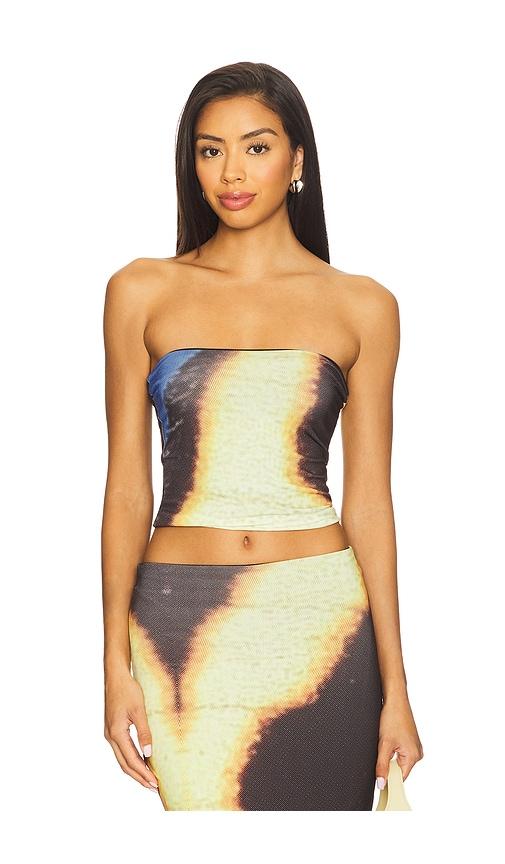 feners yo x ti top in black,lemon.