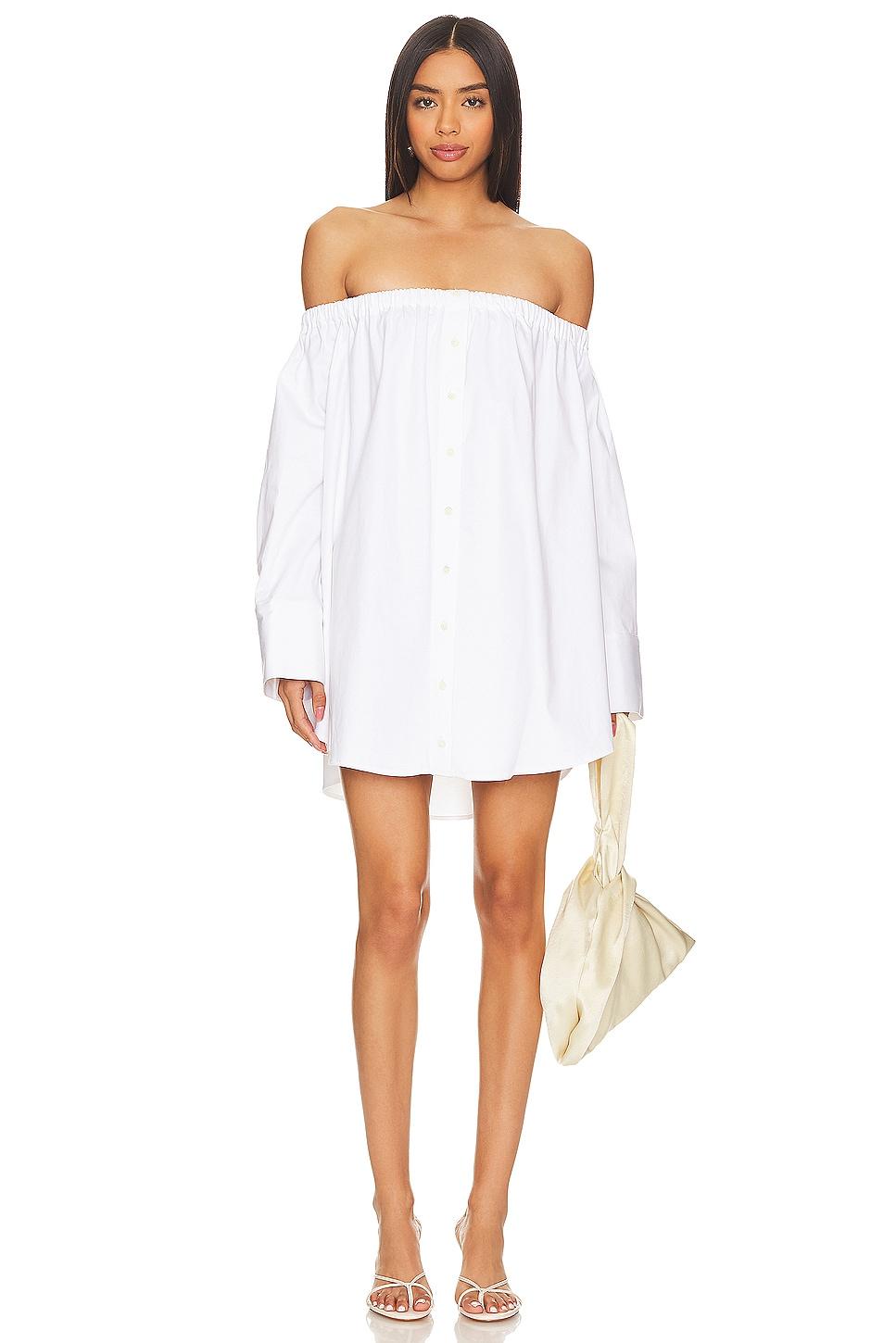 fenna off shoulder mini dress