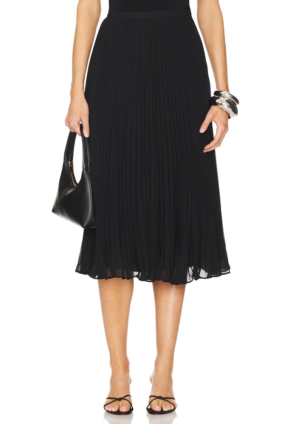 fernanda pleated midi skirt