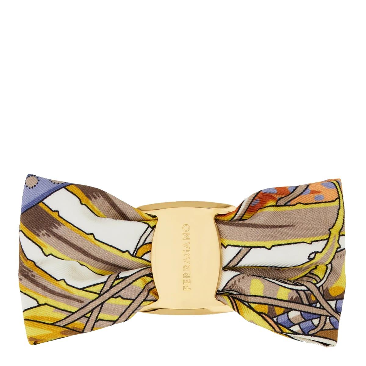 ferragamo bow hair clip