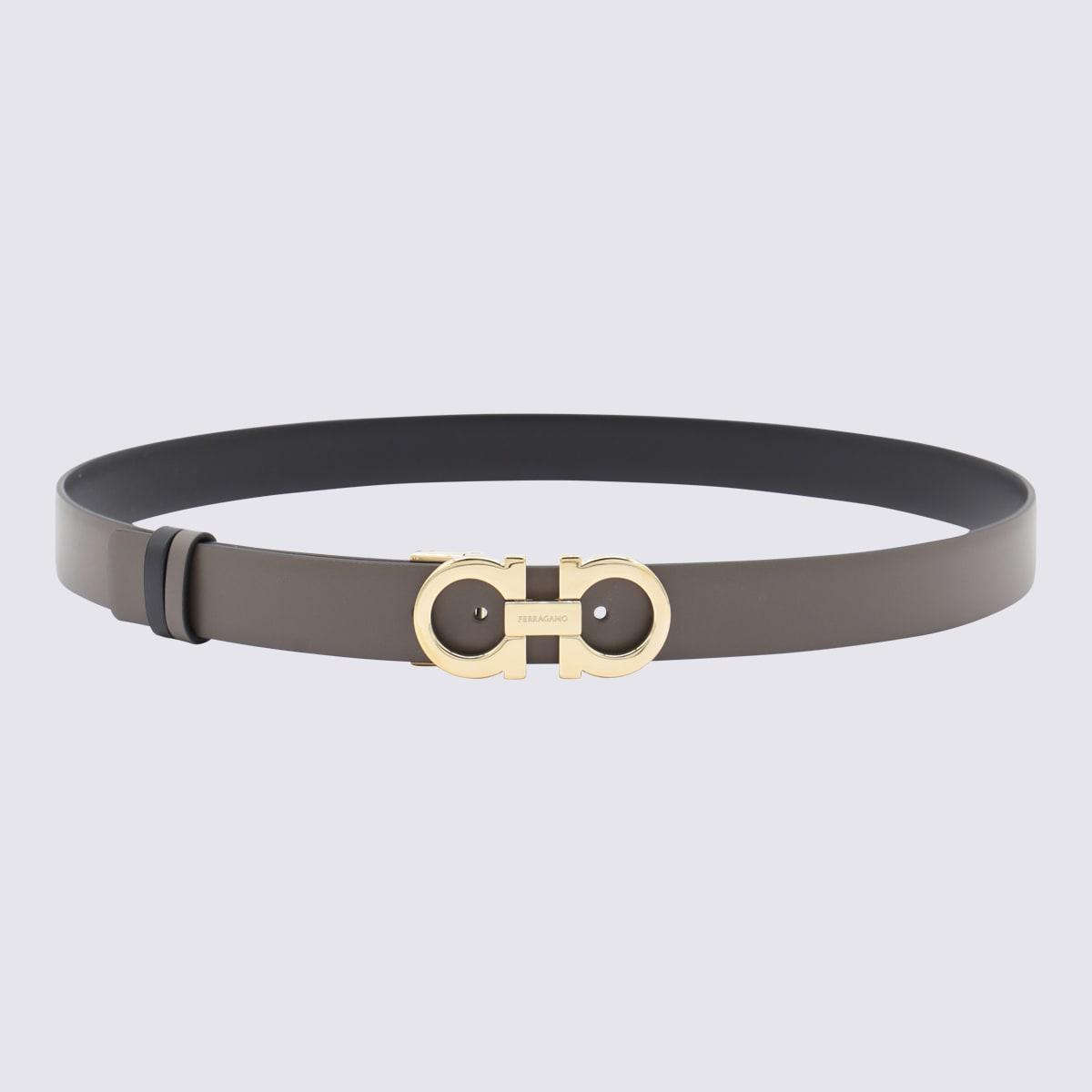 ferragamo brown leather belt
