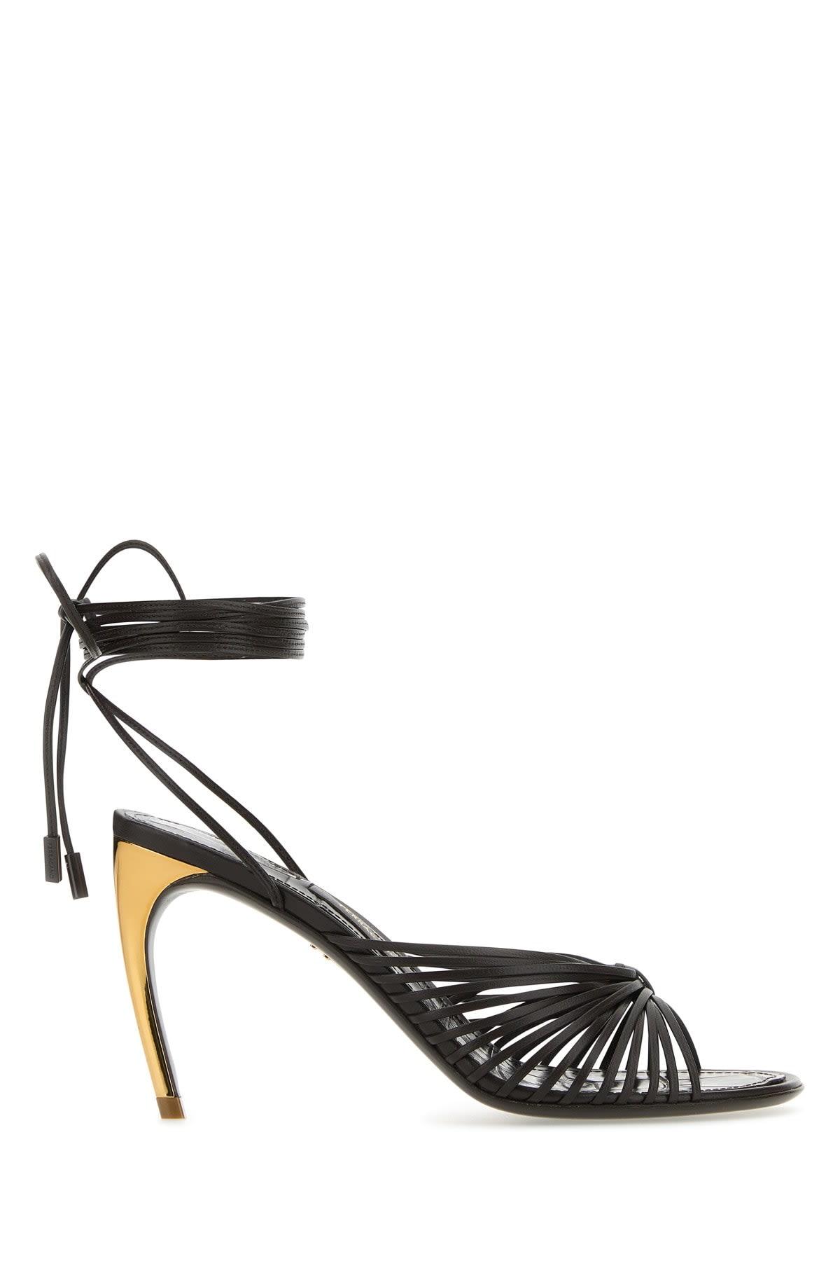 ferragamo dark brown leather atena sandals