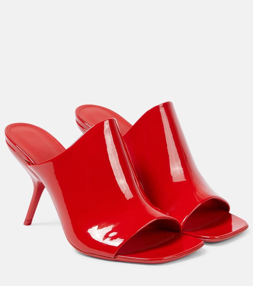 ferragamo era patent leather mules