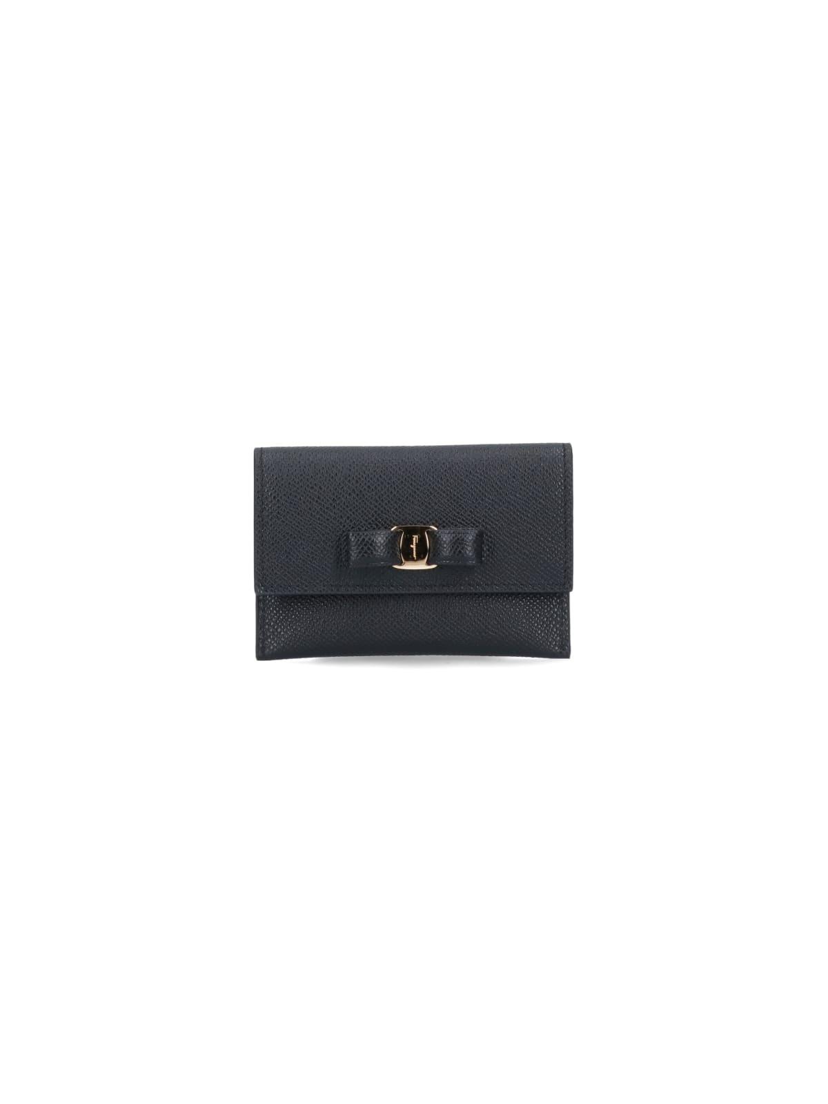 ferragamo fiocco vara card case
