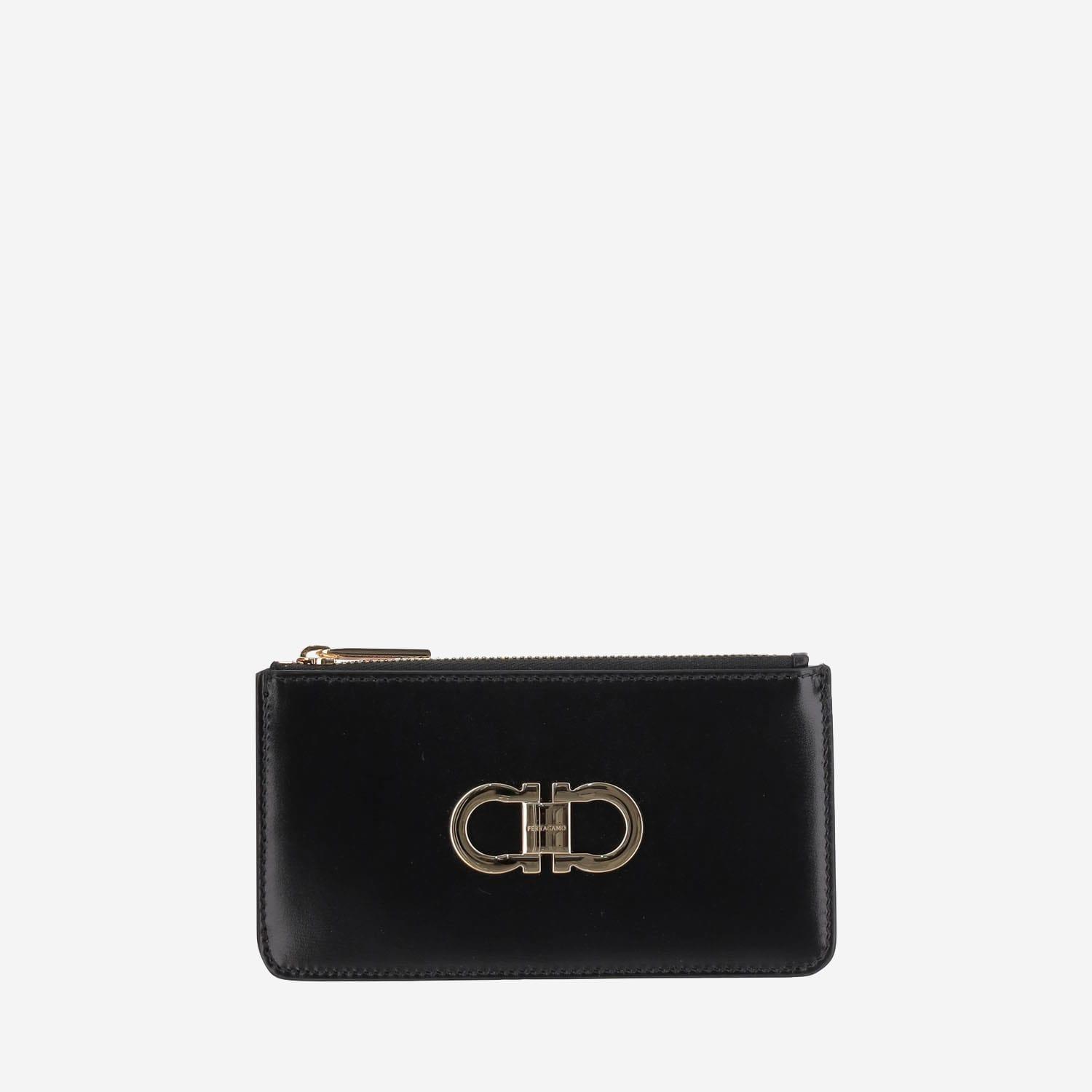 ferragamo gancini card holder