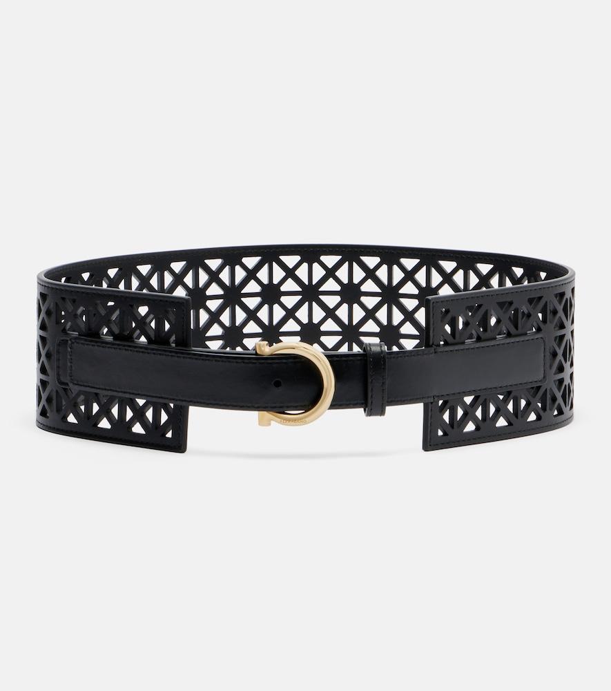 ferragamo gancini leather belt