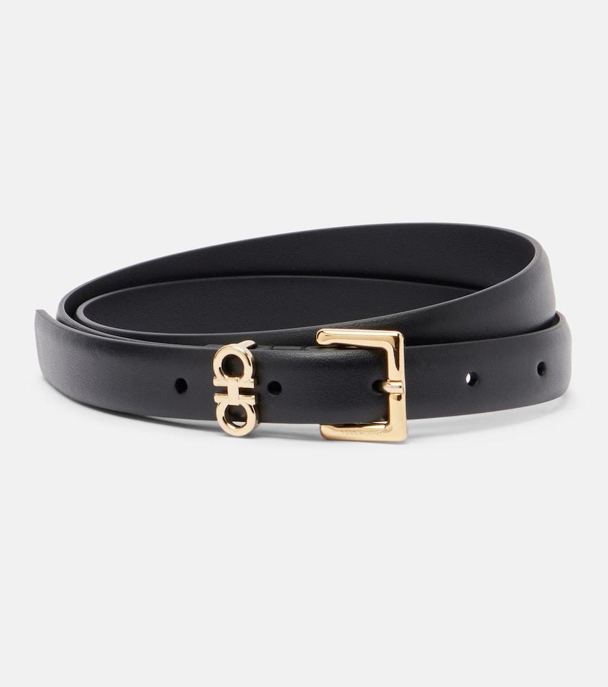 ferragamo gancini leather belt