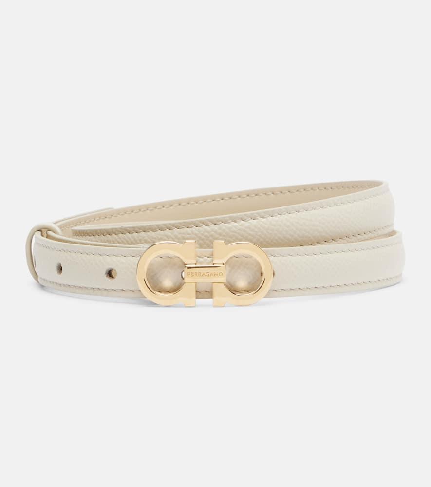 ferragamo gancini leather belt