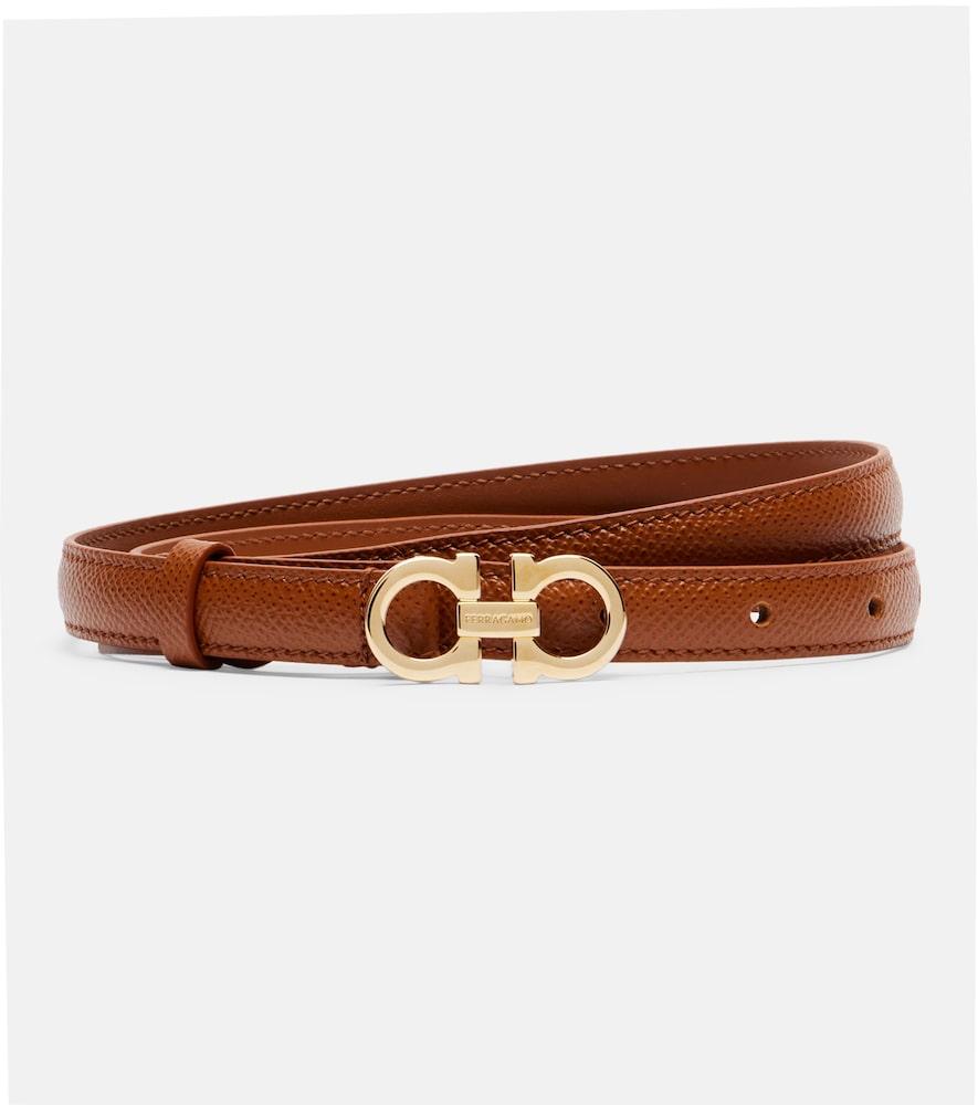 ferragamo gancini leather belt