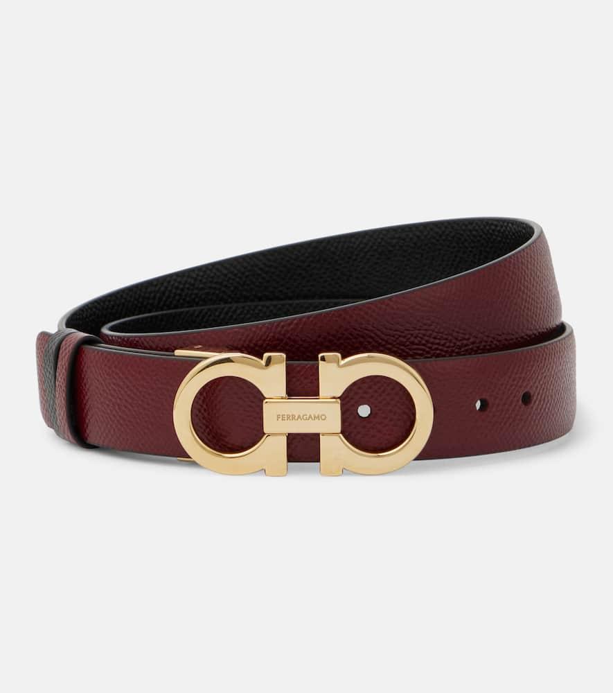 ferragamo gancio mediterraneo leather belt
