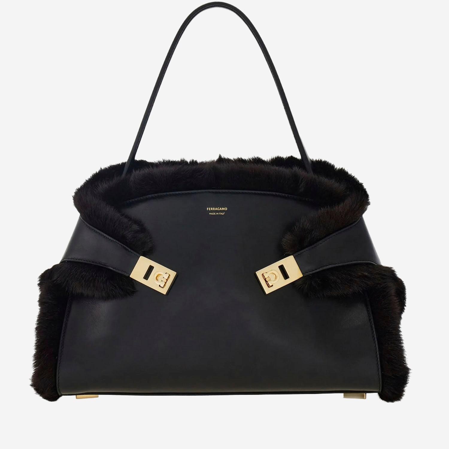ferragamo hug soft shoulder bag