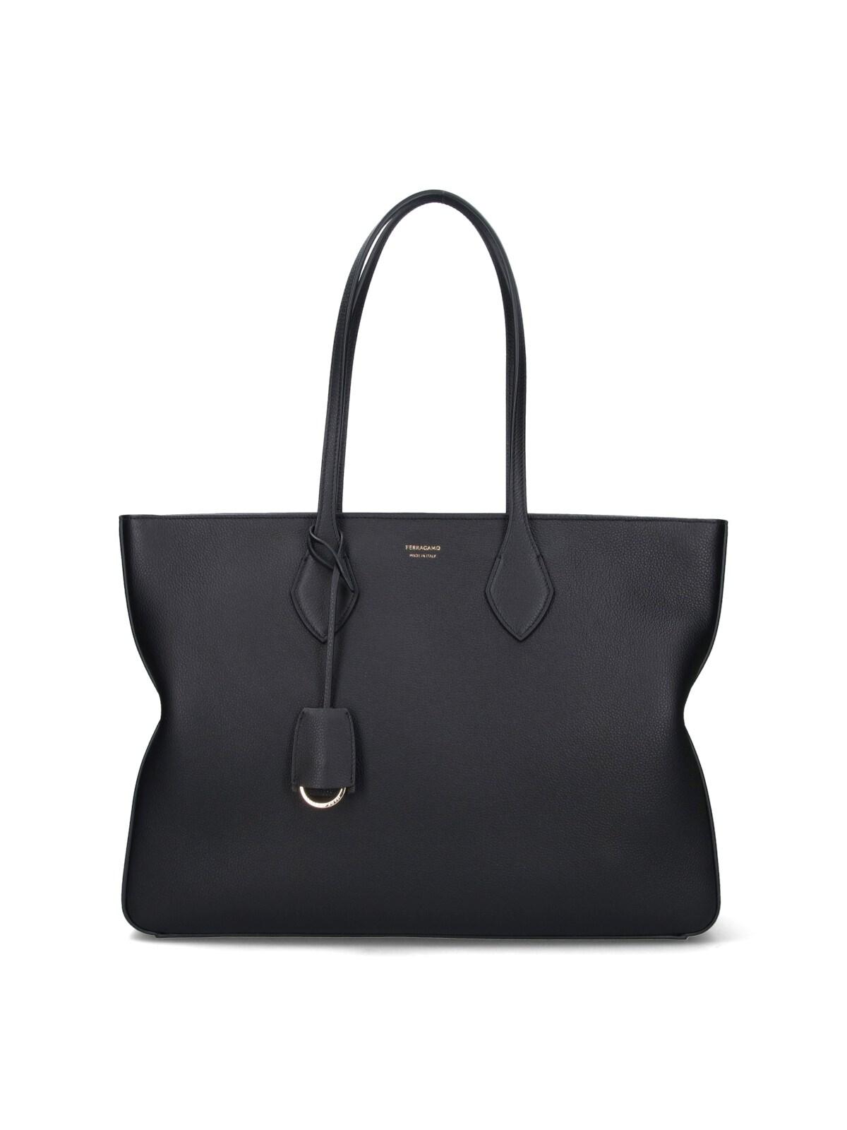 ferragamo large 'star' tote bag