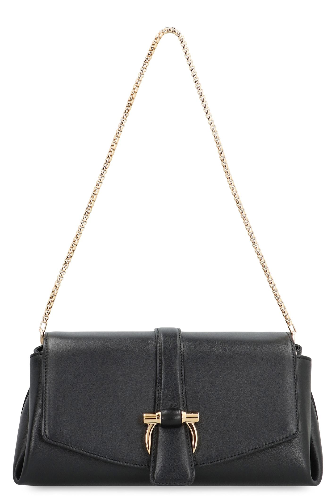ferragamo leather crossbody bag