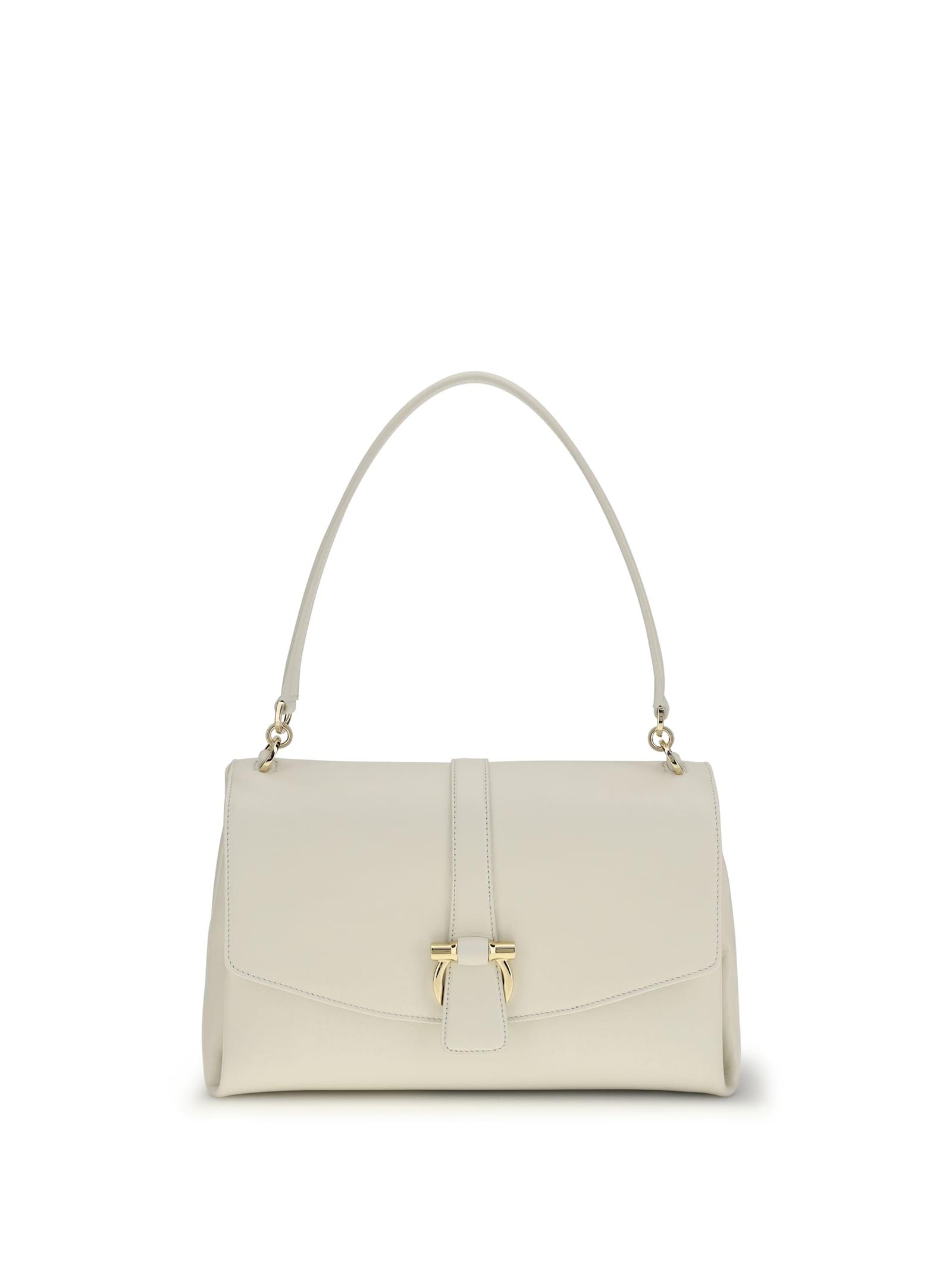 ferragamo leather shoulder bag