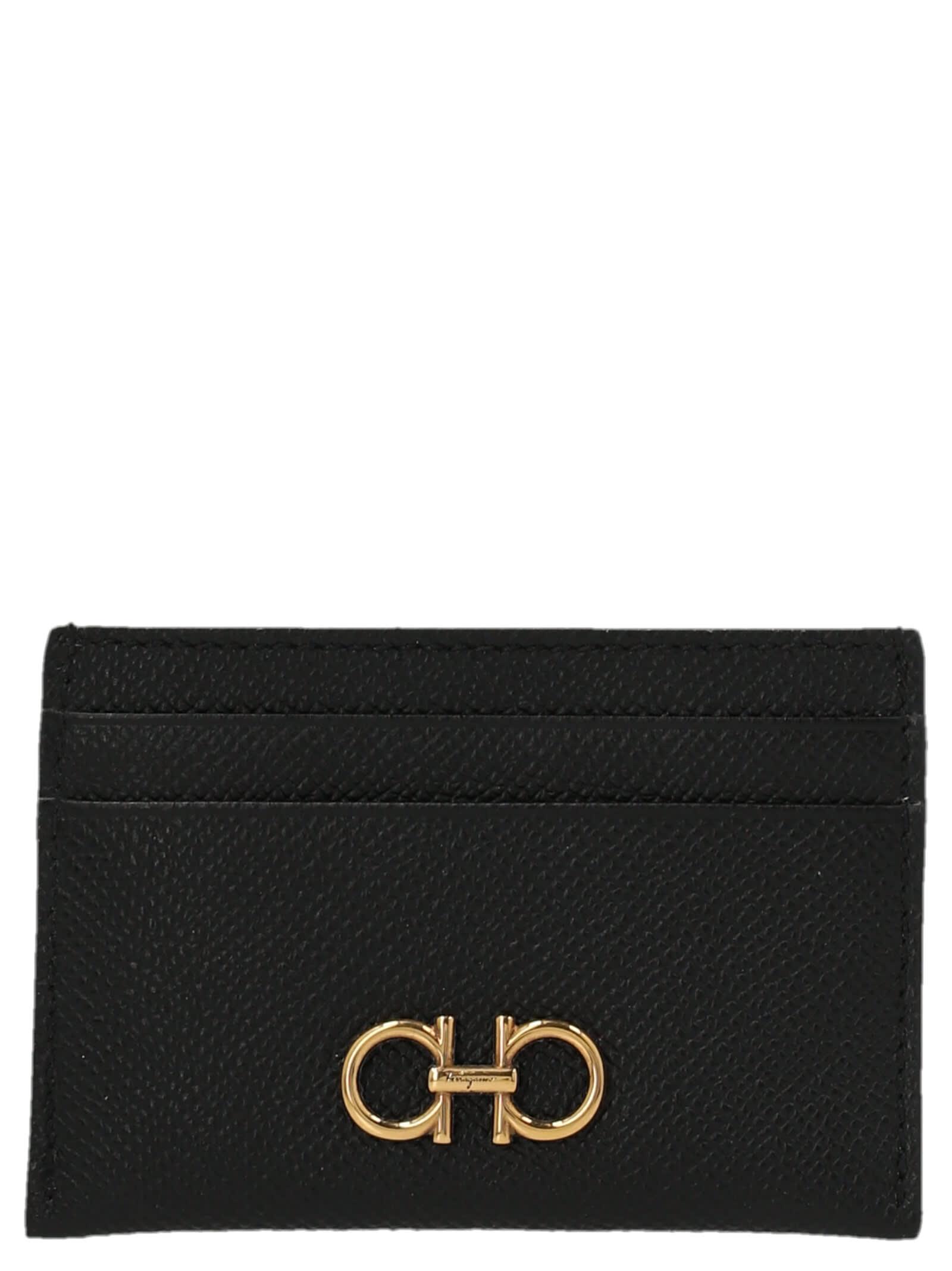 ferragamo logo card holder