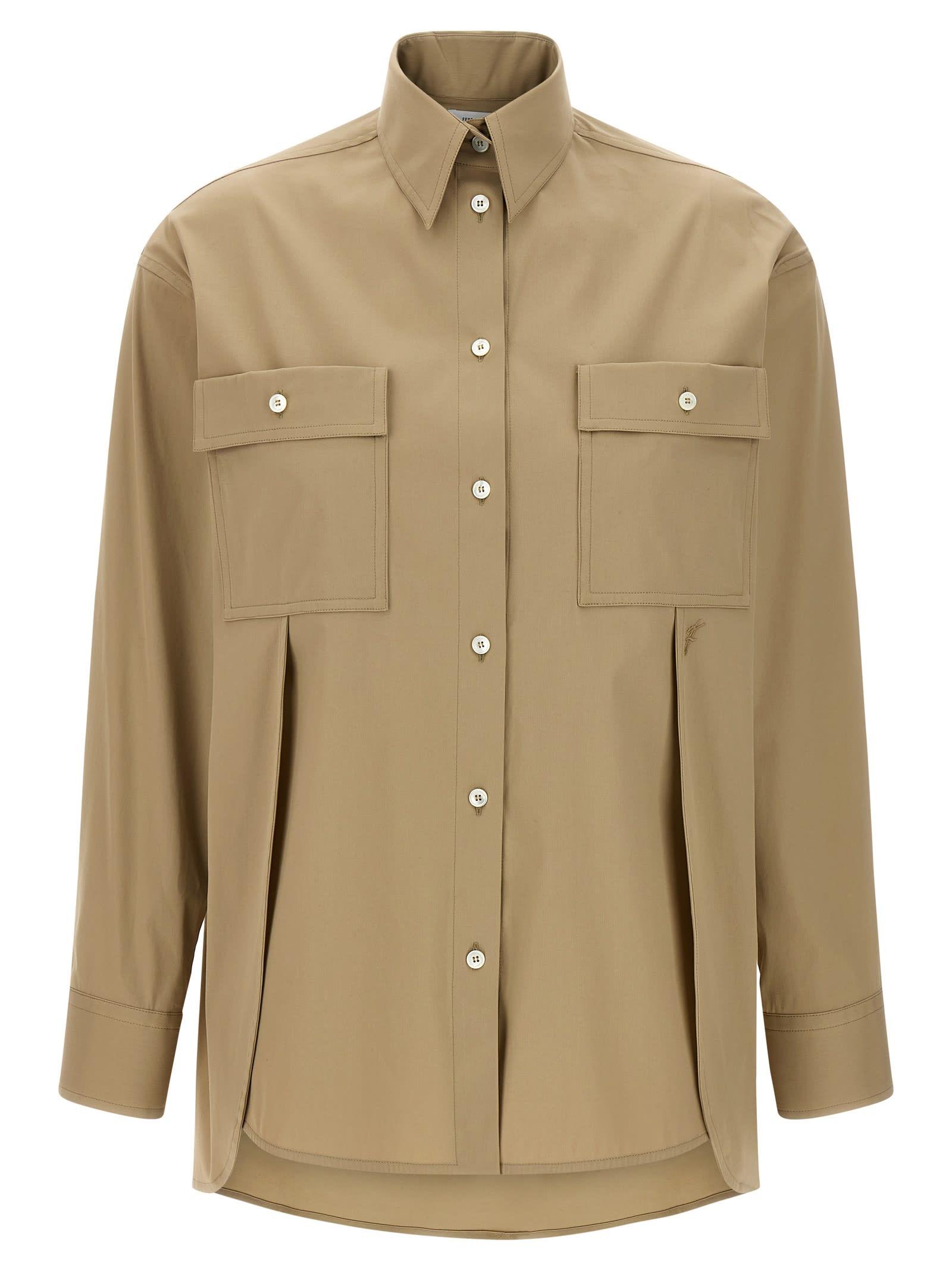 ferragamo pannelli shirt