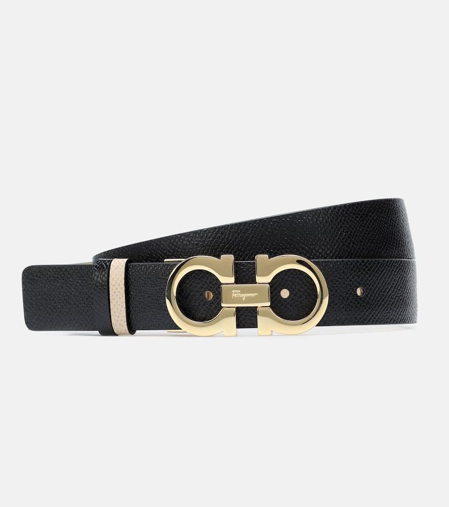 ferragamo reversible gancini leather belt