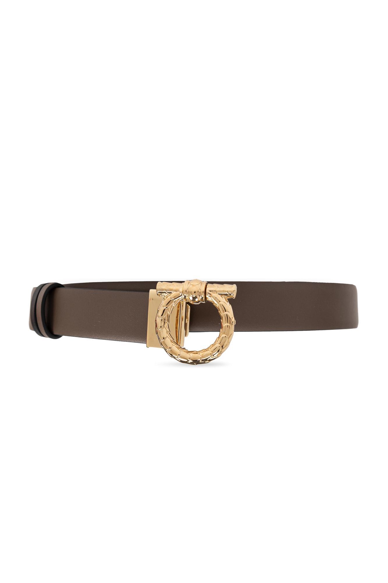 ferragamo reversible leather belt