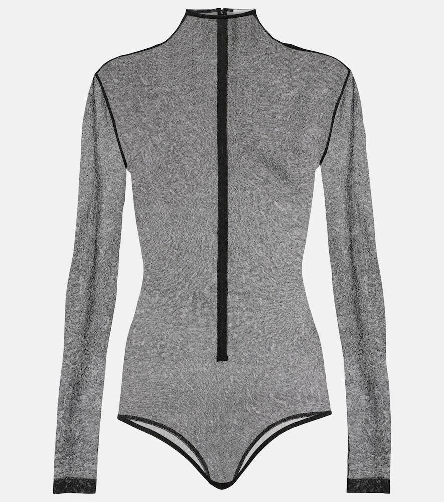 ferragamo silk bodysuit