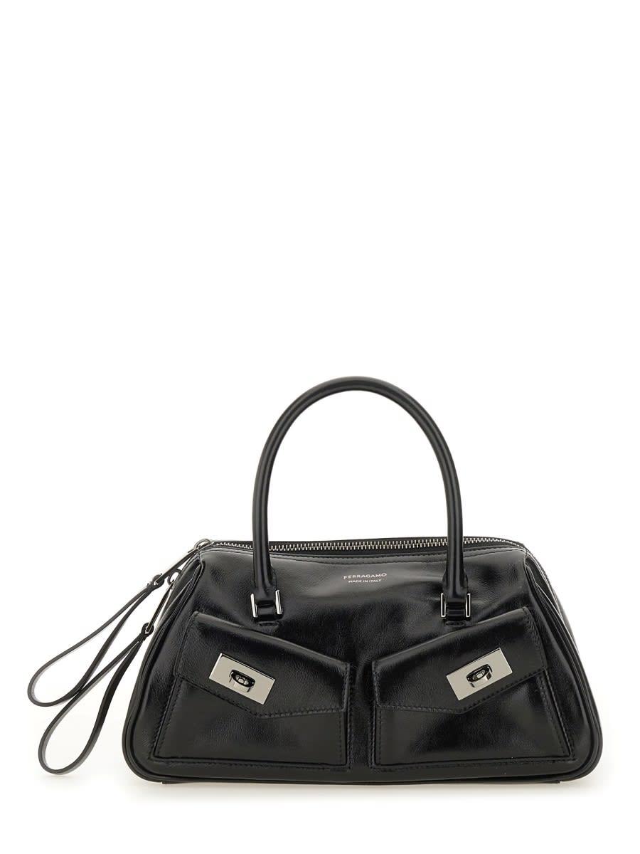 ferragamo small bowling multipocket bag