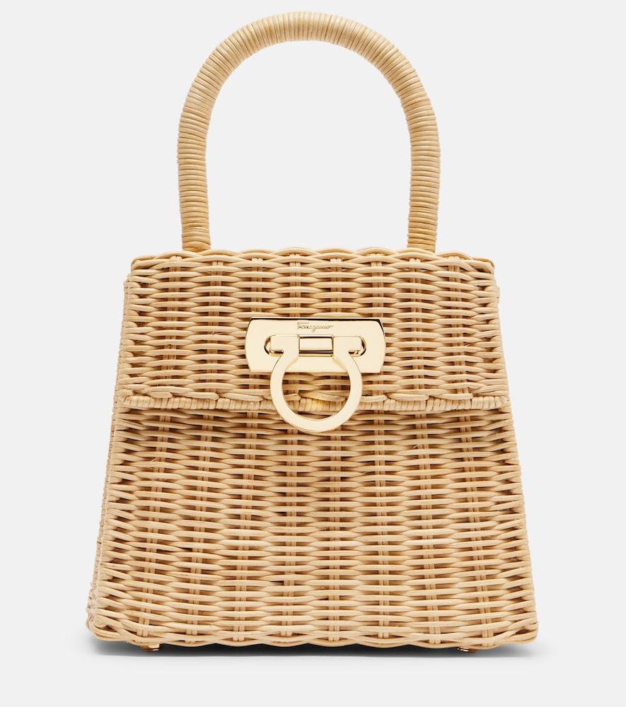 ferragamo small wicker top