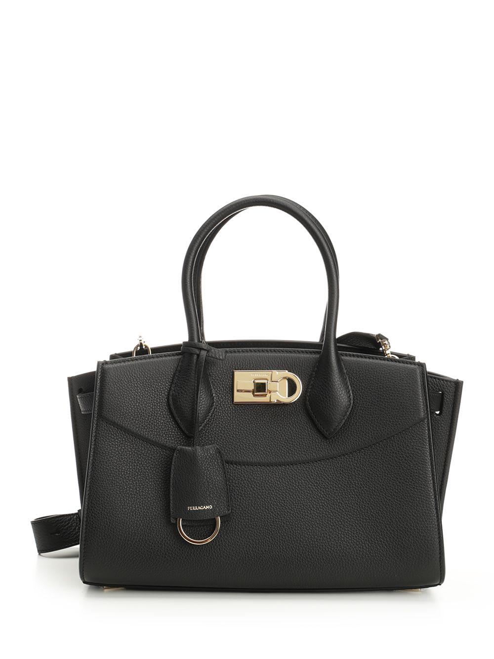 ferragamo top handle bag small