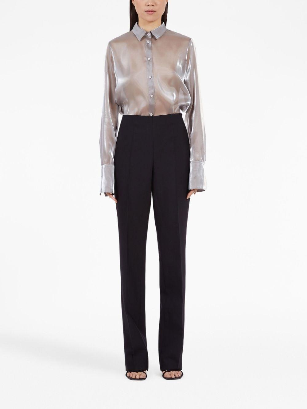 ferragamo trousers black - women
