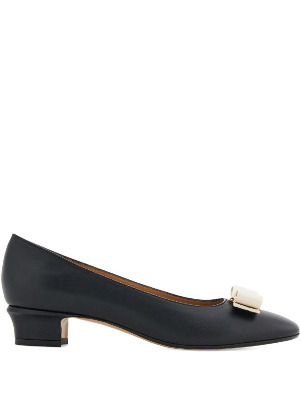 ferragamo vara leather pumps