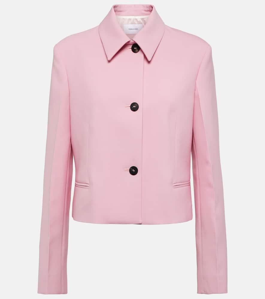 ferragamo virgin wool jacket