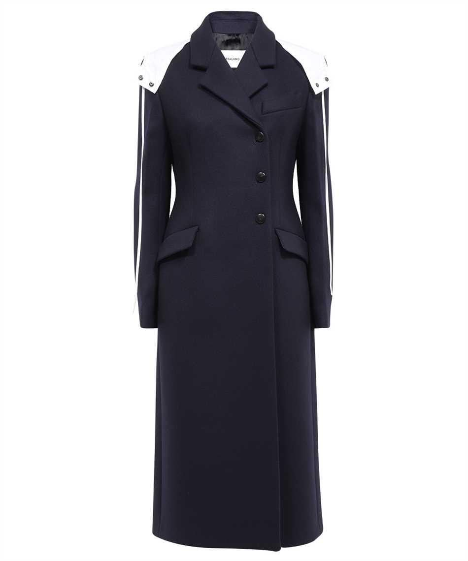 ferragamo wool long coat