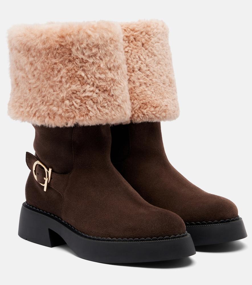 ferragamo zaki shearling