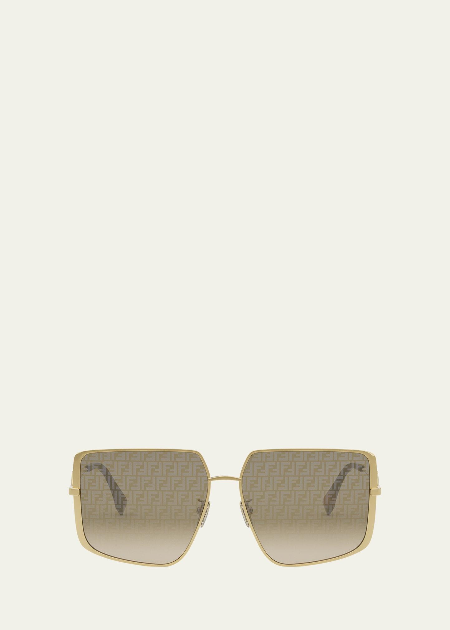 ff square metal & nylon sunglasses