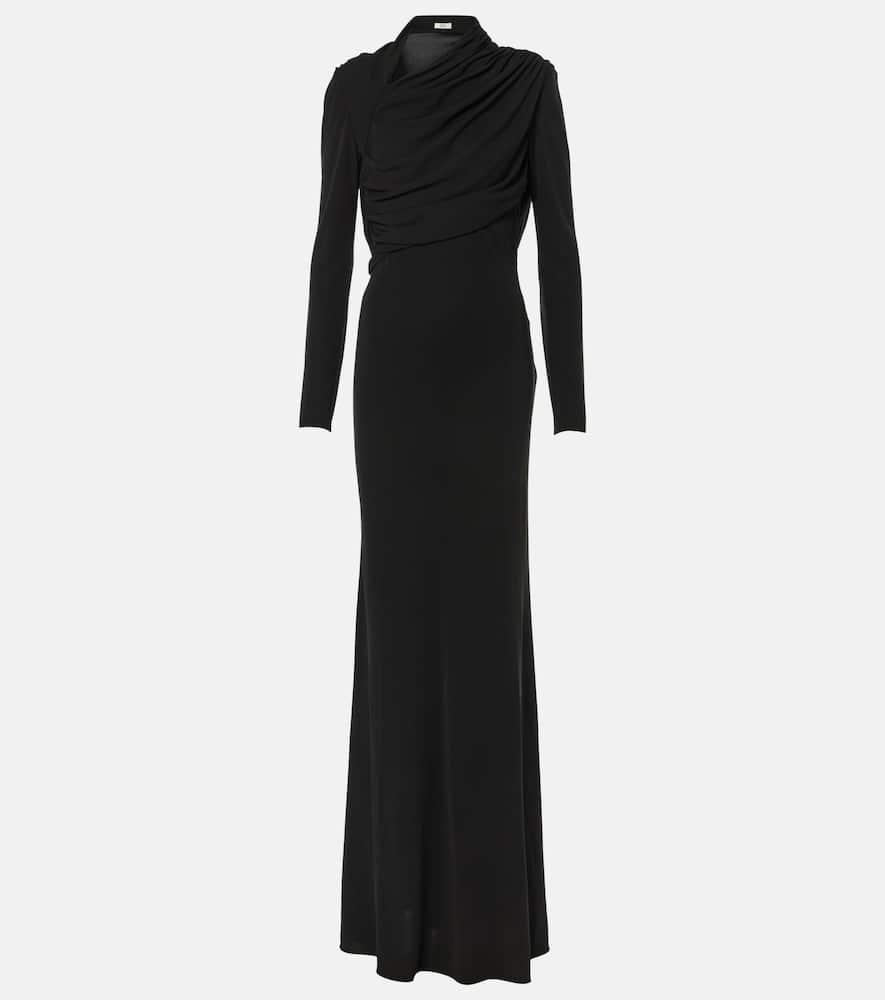 fforme joy pleated jersey maxi dress