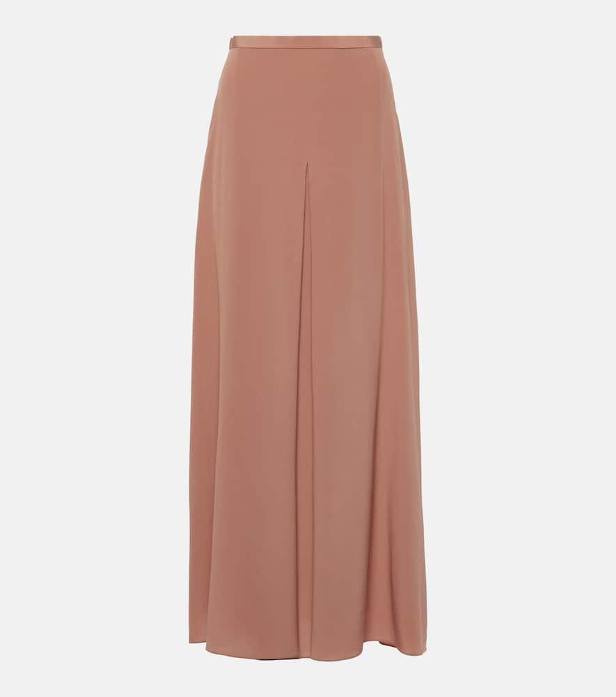 fforme lotta silk crêpe de chine maxi skirt