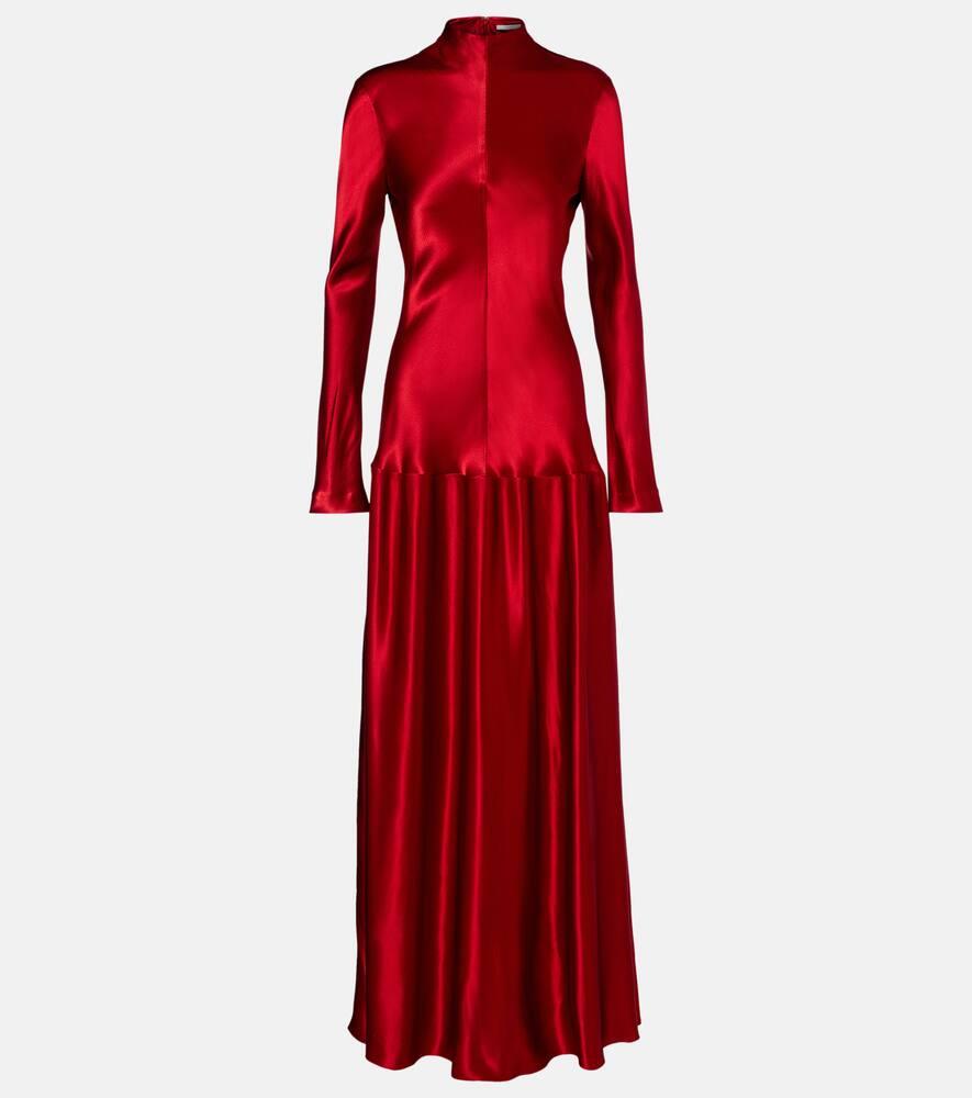 fforme mila satin maxi dress