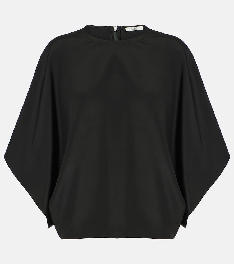 fforme tenley draped silk top