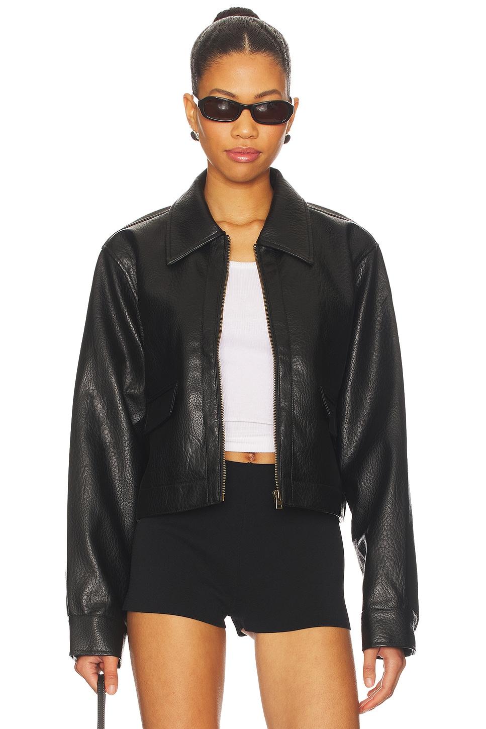 fianna faux leather jacket
